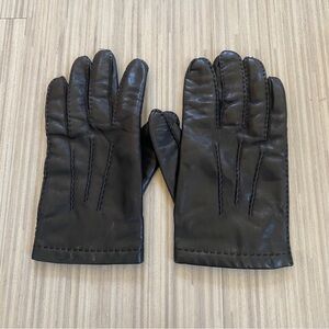 Aris Men’s size L cashmere lined leather gloves